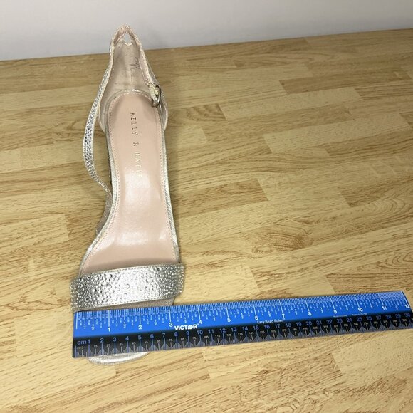 NWT Kelly and Katie Caital Sandal Heel Formal Size 9.5 in Champagne Color - Picture 8 of 8